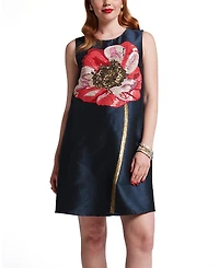 Frances Valentine Alice Shift Dress with Flower