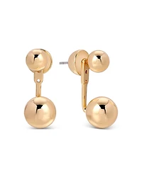 Ettika Bubble Front & Back Earrings