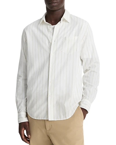Vince Chatsworth Striped Button Shirt