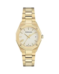 Ferragamo Edge Bracelet Watch, 34mm