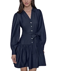Karl Lagerfeld Paris Denim Shirt Dress