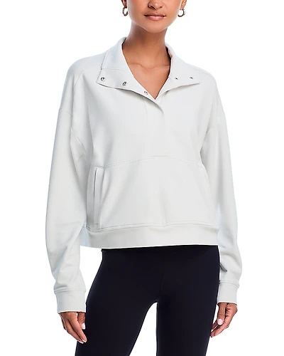 Aqua Everywhere Henley Sweatshirt - Exclusive