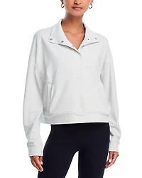 Aqua Everywhere Henley Sweatshirt - Exclusive