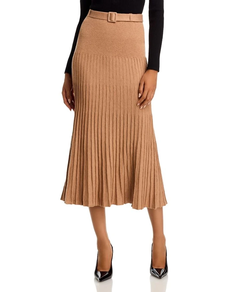 Rory Pleated Midi Skirt