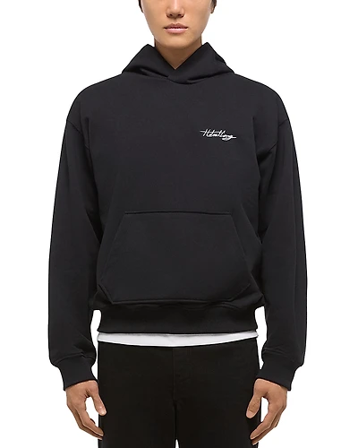 Helmut Lang Relaxed Fit Graphic Logo Hoodie