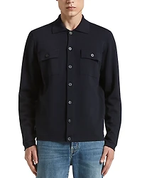 Peserico Wool Button Front Shirt