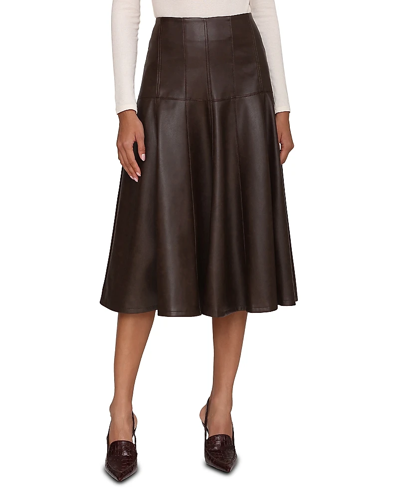 Bagatelle Faux Leather Skirt