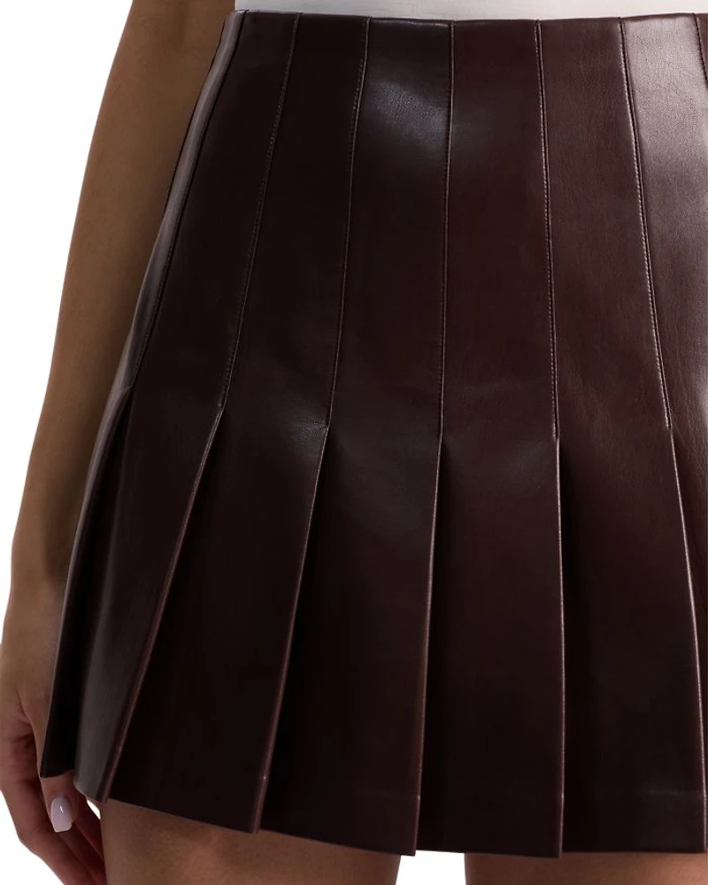Carter Faux Leather Skirt