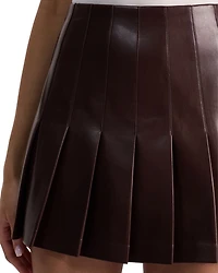Carter Faux Leather Skirt