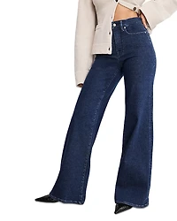Good American Waist Palazzo Jeans