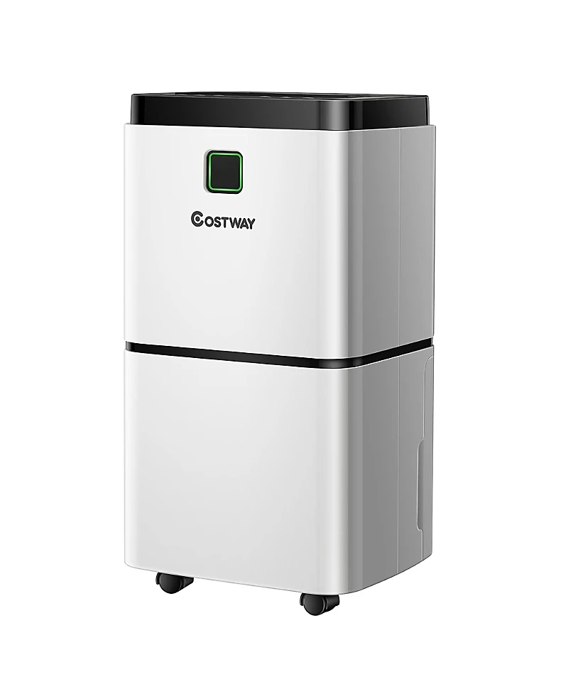 Costway 30 Pints 1500 Sq. Ft Dehumidifier For Medium To Large Room with Indicator