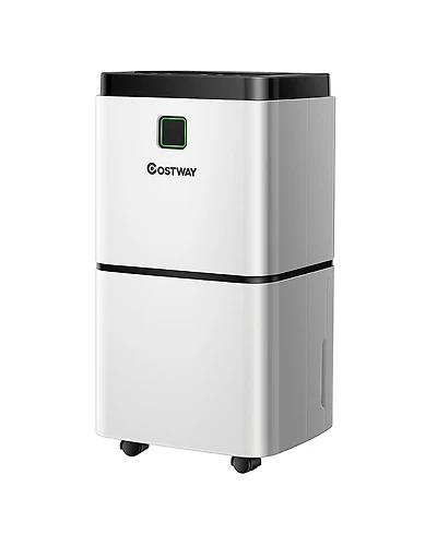 Costway 30 Pints 1500 Sq. Ft Dehumidifier For Medium To Large Room with Indicator