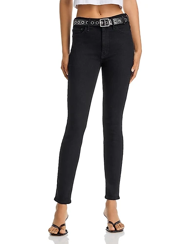 Mother High Waisted Looker Ankle Skinny Jeans
