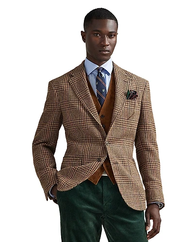 Polo Ralph Lauren Tailored Plaid Wool Sport Coat