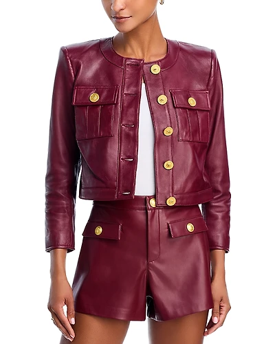 L'Agence Deidra Leather Jacket