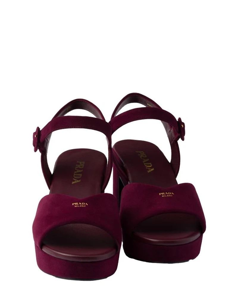 Women's Padded Suede Sandals