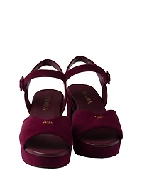 Women's Padded Suede Sandals