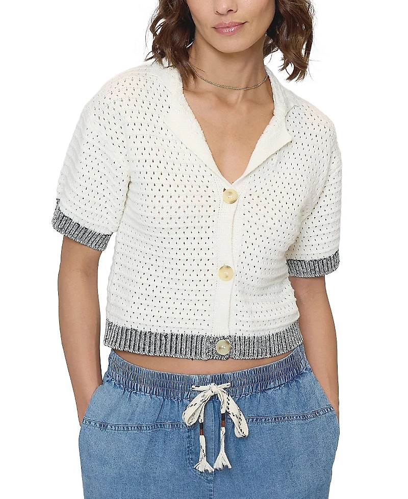 Central Park West Women's Junie Openstitch Polo