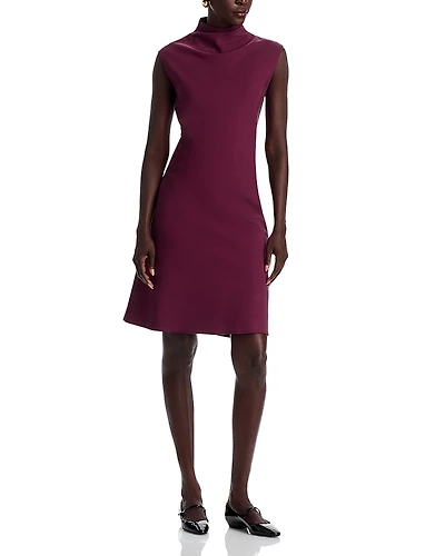 Rue Sophie Mae Mock Neck Mini Dress