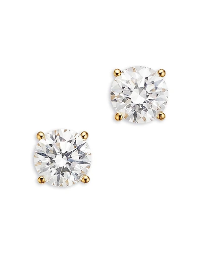 Bloomingdale's Fine Collection Certified Diamond Colorless Stud Earrings
