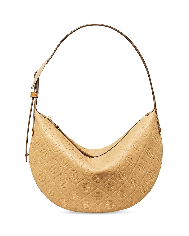 Tory Burch T Monogram Pebble Small Shoulder Bag