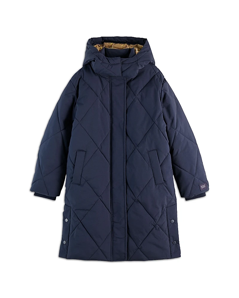 Scotch & Soda Girls' Longer Length Puffer Jacket - Little Kid, Big Kid