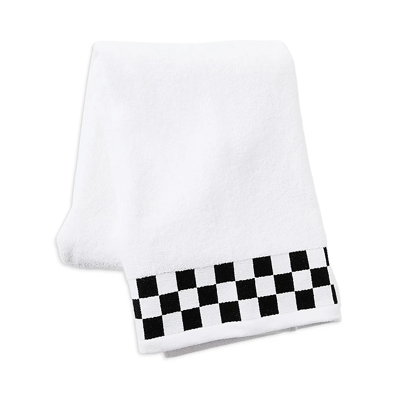 MacKenzie-Childs Bath Towel with Check Border