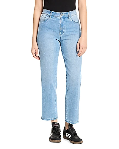 Nic+Zoe High Rise Straight Leg Jeans