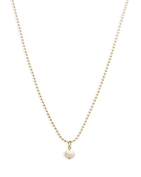 Aqua Cultured Freshwater Pearl Pendant Necklace, 16-19 - Exclusive