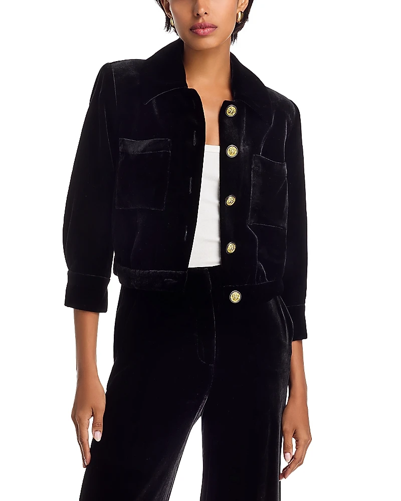 L'Agence Jia Velvet Jacket
