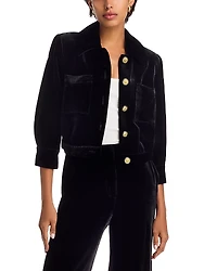 L'Agence Jia Velvet Jacket