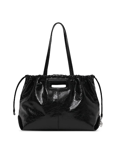 Maje Crackled Miss M Tote