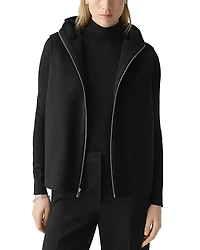 Theory Hooded Wool & Cashmere Vest