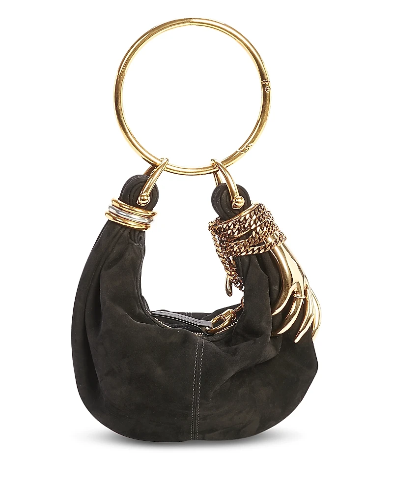 Chloe Mini Suede Bracelet Hobo Bag