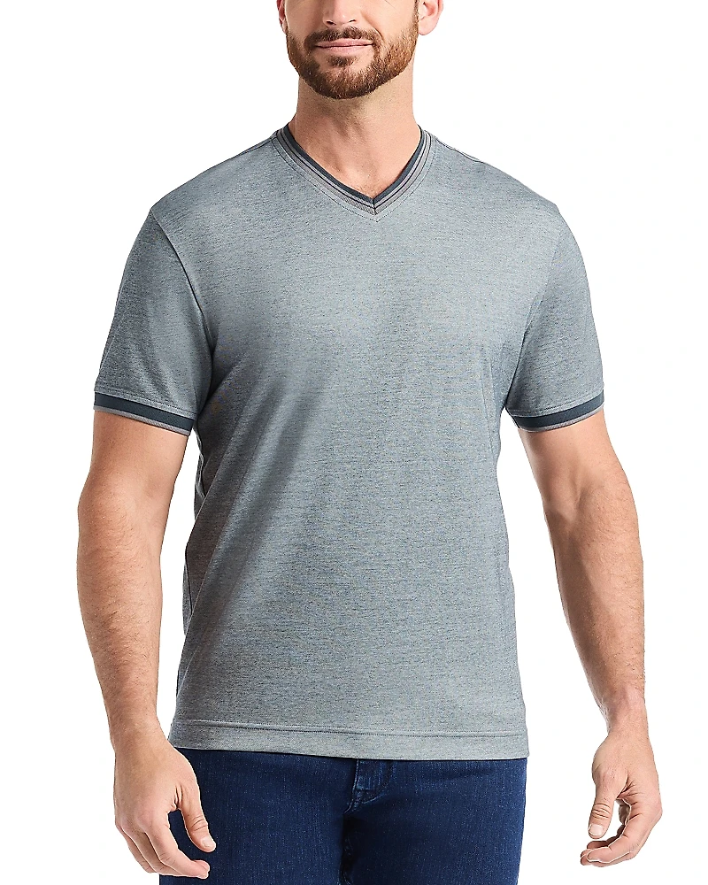 Robert Graham Holton Knit V Neck Tee