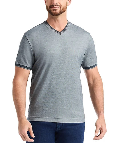 Robert Graham Holton Knit V Neck Tee