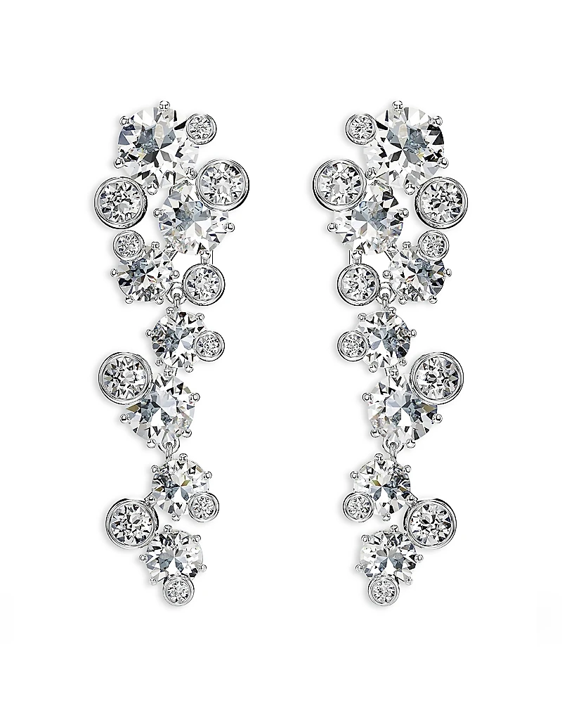 Swarovski Constella Crystal Linear Drop Earrings