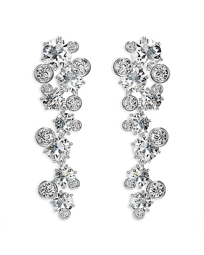 Swarovski Constella Crystal Linear Drop Earrings