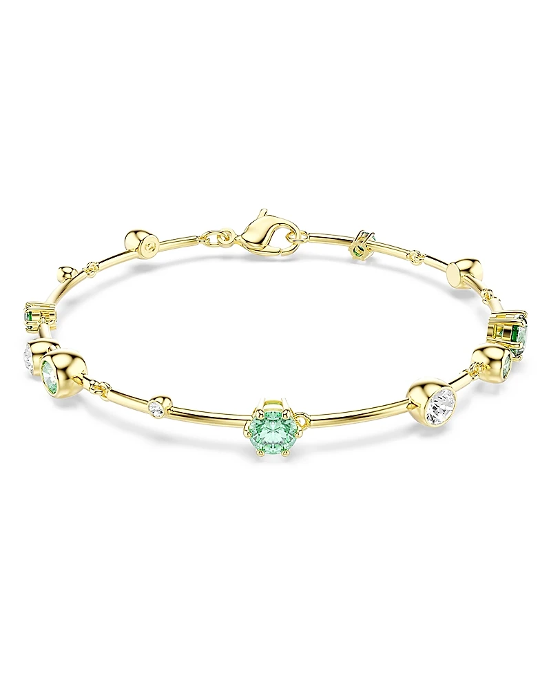 Swarovski Constella White & Green Crystal Flex Bracelet