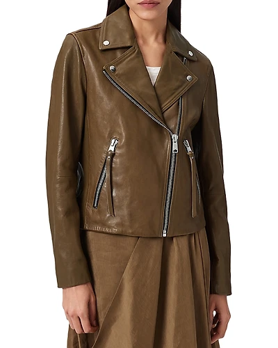Allsaints Dalby Leather Biker Jacket