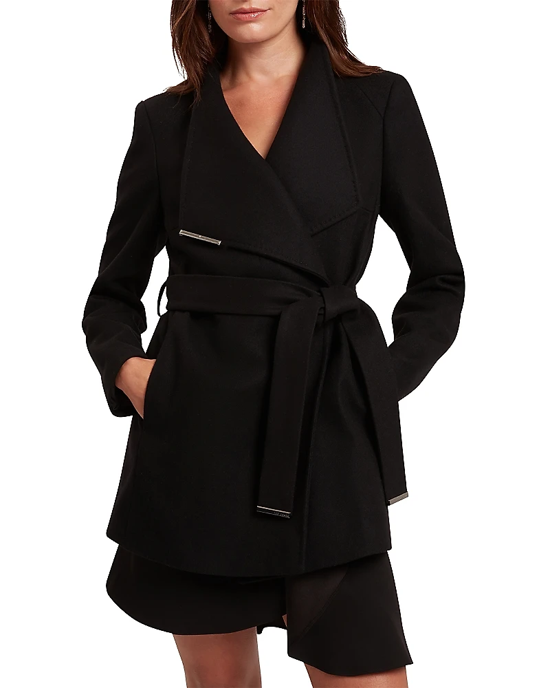 Ted Baker Rosess Wool Blend Wrap Coat