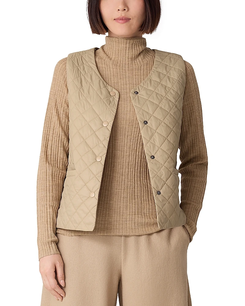 Eileen Fisher Quilted Vest