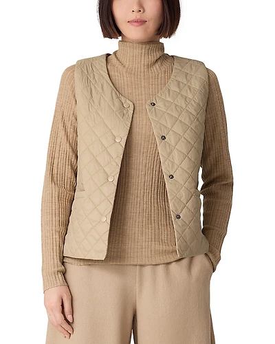 Eileen Fisher Quilted Vest