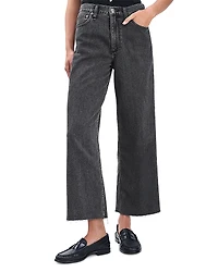 rag & bone High Rise Wide Leg Ankle Jeans