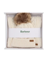 Barbour Penshaw Beanie & Scarf Set