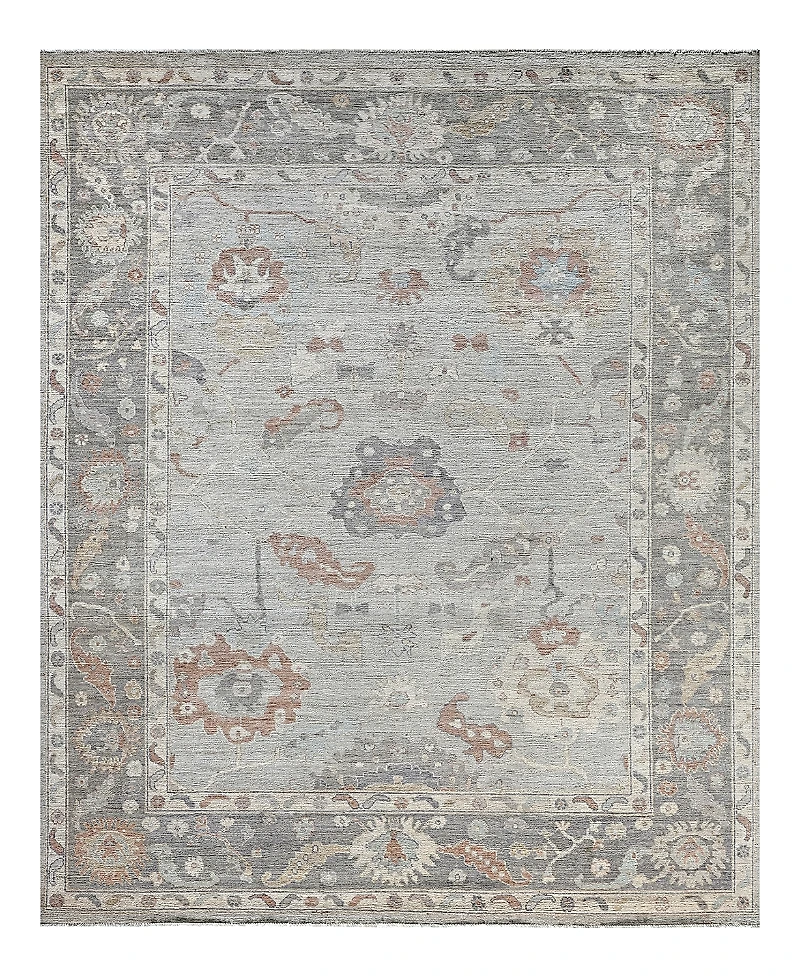 Bloomingdale's Colorful Oushak M0103-52 Area Rug, 8'1x9'9
