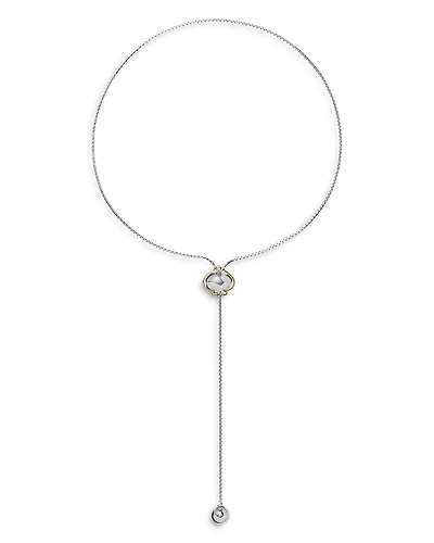 kate spade new york Sculpted Spade Lariat Necklace, 25