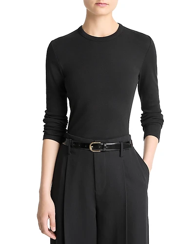 Vince Essential Long Sleeve Crewneck Tee