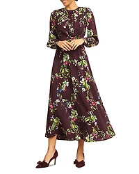 Hobbs London Iford Silk Dress