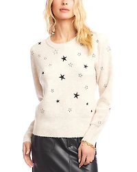 Karen Kane Star Embroidered Sweater